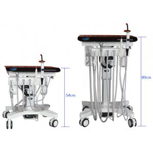 Greeloy GU-P302S Regulowany mobilny wózek stomatologiczny + skaler ultradźwiękowy + sprężarka powietrza GU-P300