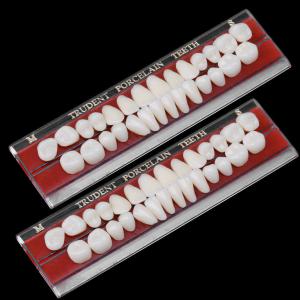 2 Szt Materiał na protezę dentystyczną z porcelany stop-szpilka Kolory zębów prz...