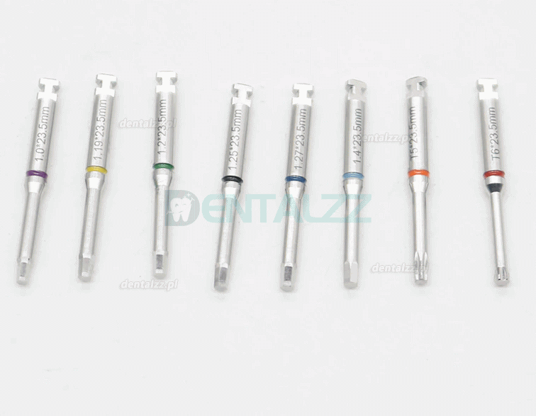 Uniwersalny wkrętak do implantów dentystycznych zestaw kluczy dynamometrycznych z 18 sztuk mini śrubokrętów