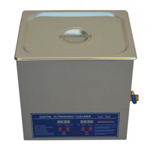 14L Komercyjna ultradźwiękowa maszyna do czyszczenia ze stali nierdzewnej JPS-50A z zegarem cyfrowym