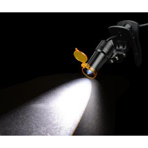 5W LED Głowica dentystyczna Lampa czołowa operacyjne z filtrem Clip-on Reflektor do okularów czarny