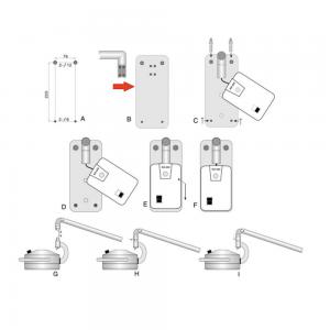 KWS® 36W Lampa ścienna stomatologiczna Lampy zabiegowe operacyjne bezcieniowy KD-202D-3B