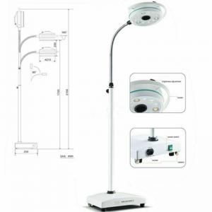 KWS® Mobilny Lampa podłogowa stomatologiczna Lampa zabiegowa LED bezcieniowy KD-2012D-3