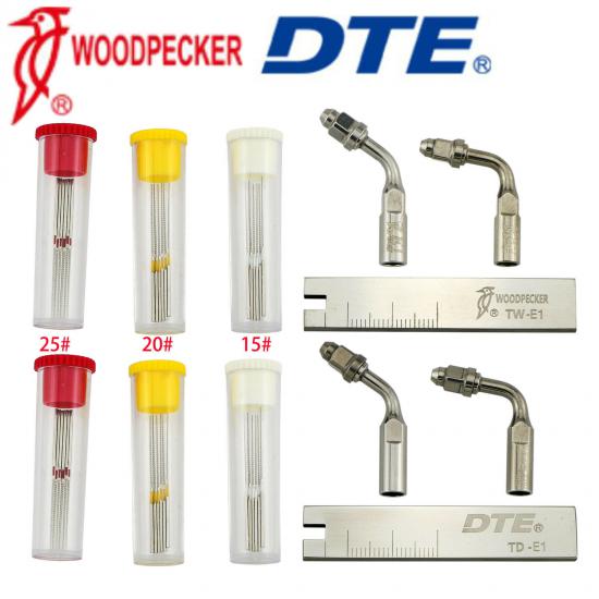Woodpecker DTE Końcówka endodontyczny Uchwyt na pilnik skaler klucza Kit kompatybilny z Satelec EMS