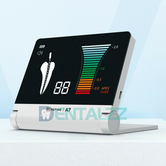 Refine A7 Składany Endometr stomatologiczny lokalizator wierzchołka dentystycznego 5,1-calowy ekran LCD