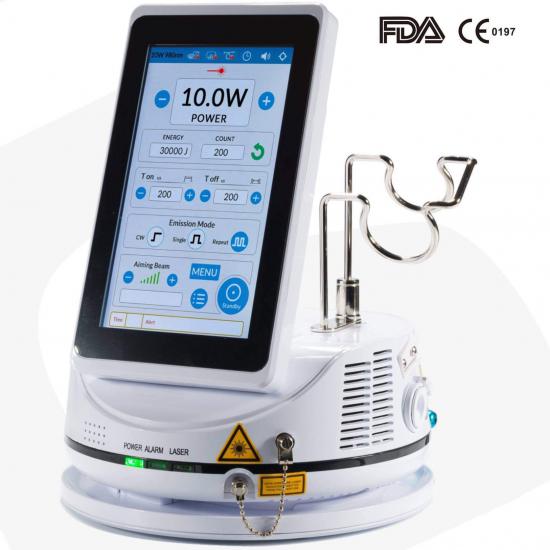 Gigaa CHEESE II Mini dentystyczny laser diodowy maszyna laserowa do tkanek miękkich 7W-10W 810/980nm 7-calowy ekran dotykowy