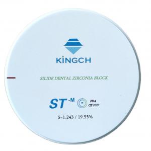 1 szt. Wielowarstwowy bloczki cyrkonowe dentystyczny z tlenku cyrkonu ST-M CAD/CAM Ceramiczny blank
