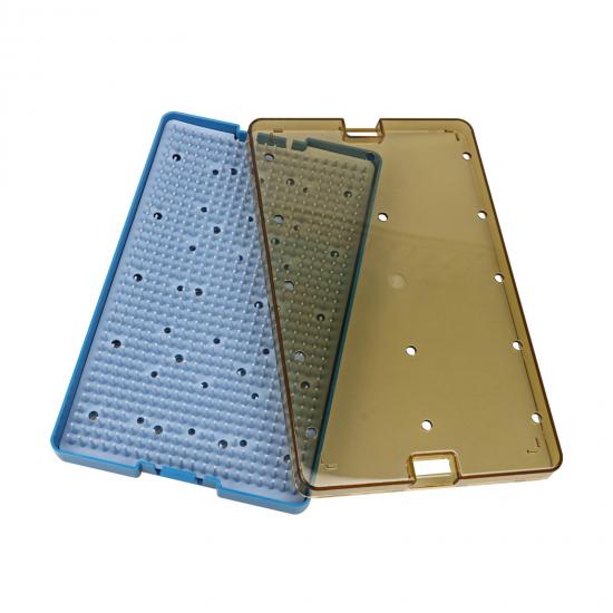 Duża Kaseta Sterylizacyjna na Narzędzia Stomatologiczne z Matą Silikonową Duża Kaseta Sterylizacyjna na Narzędzia Stomatologiczne z Matą Silikonową