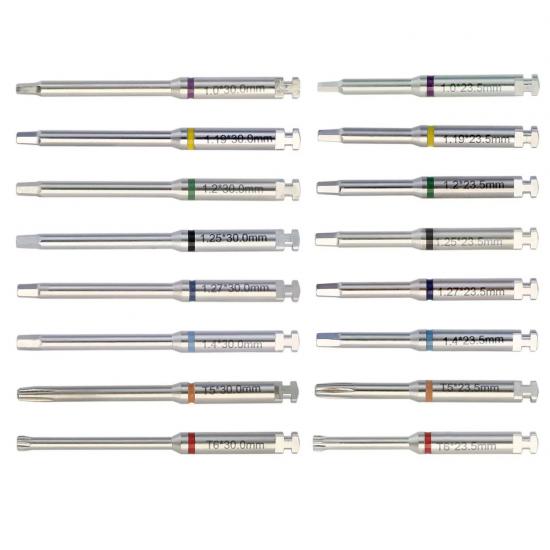 Wkrętak Implantologiczny Sześciokątny do Abutmentów Typ Latch Stal Nierdzewna Długi i Krótki Wkrętak Implantologiczny Sześciokątny do Abutmentów Typ Latch Stal Nierdzewna Długi i Krótki