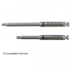 Wkrętak Implantologiczny Sześciokątny do Abutmentów Typ Latch Stal Nierdzewna Długi i Krótki