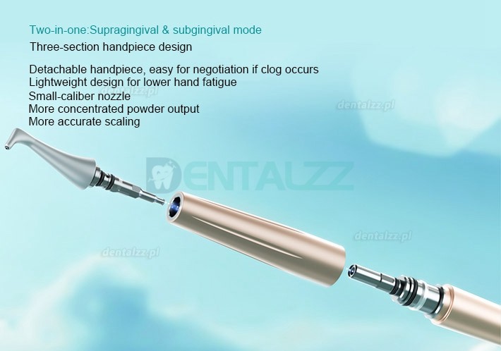 Woodpecker AP-A Piaskarki stomatologiczne higieniczna jednostka prophy air jet do polerowania