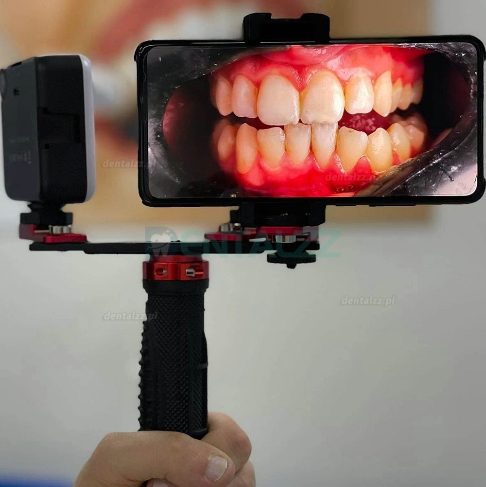 Regulacja dentystyczna fotografia ustna lampa błyskowa telefon komórkowy fotografia dentystyczna wypełnij światłem