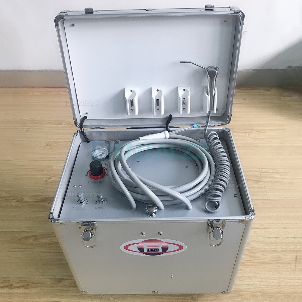 Przenośny unit stomatologiczny BD-402B + sprężarka powietrza + ssanie + strzykawka Triplex