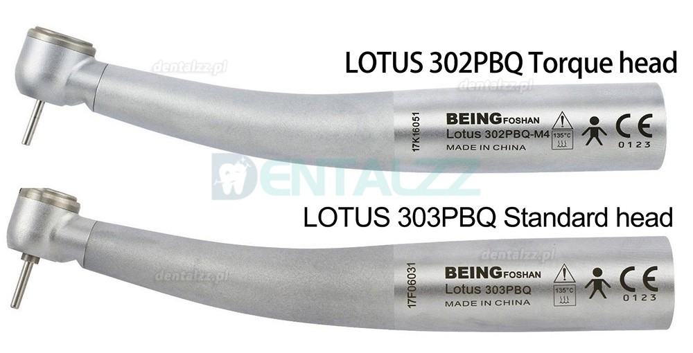 BEING Lotus 302/303PBQ Turbina stomatologiczna z światłem led  kompatybilny z KAVO (Bez szybkozłączki)