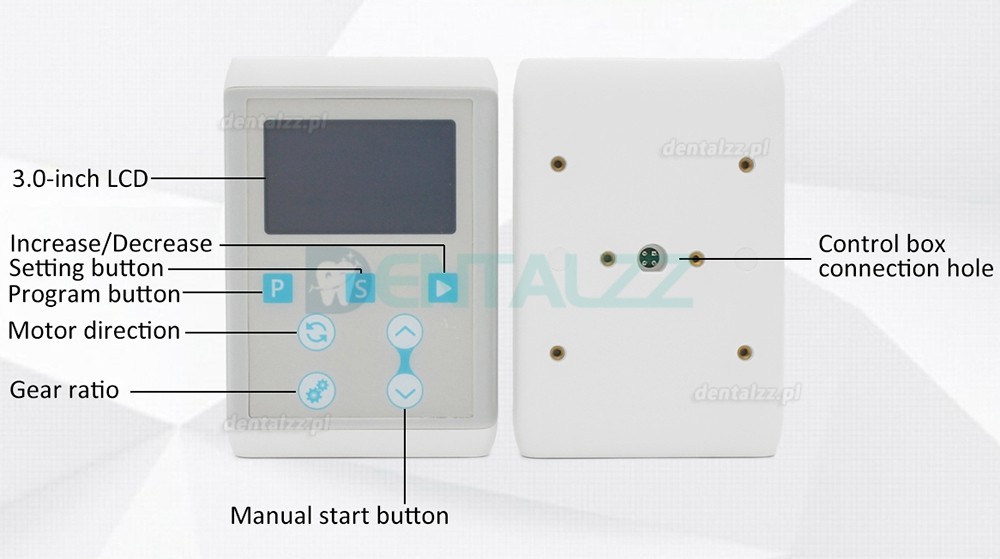 YUSENDENT COXO Wbudowany mikrosilnik elektryczny do fotela dentystycznego C PUMA INT+Ekran LCD