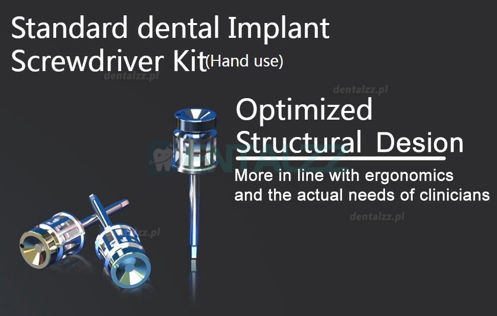 YUSENDENT COXO C-TW2 Universal Dental Implant Torque Wrench Kit with 14 Screwdrivers