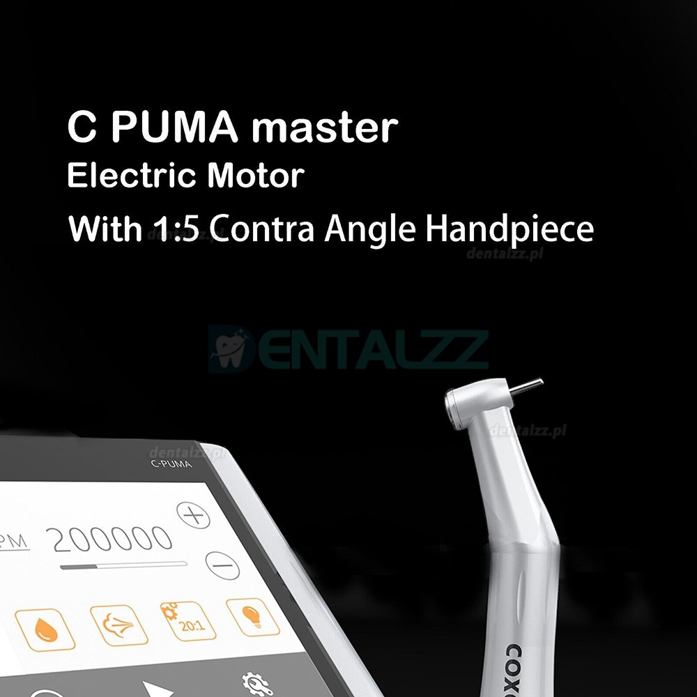 YUSENDENT COXO C PUMA Master Elektryczny silnik endodontyczny z kątnicą 6:1 i 1:5