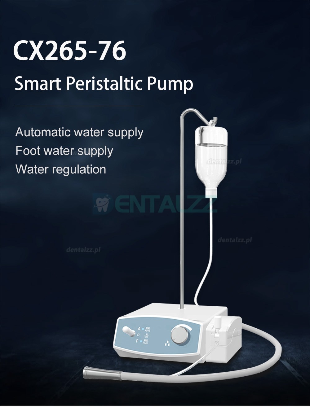 COXO CX265-76 Inteligentna pompa perystaltyczna do automatycznego zaopatrzenia w wodę z silnikiem elektrycznym dentystycznym