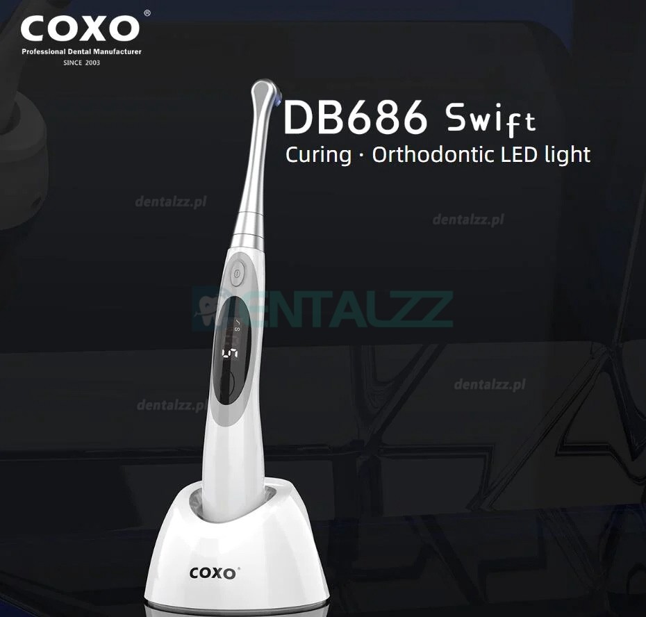 YUSENDENT COXO DB-686 Swift Stomatologiczna ortodontyczna lampa polimeryzacyjna LED z wykrywaniem próchnicy