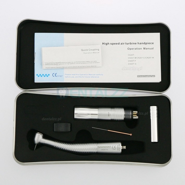 YUSENDENT® CX207-GN-PQ Dental Fiber Optic Handpiece With NSK Roto Quick Coupler