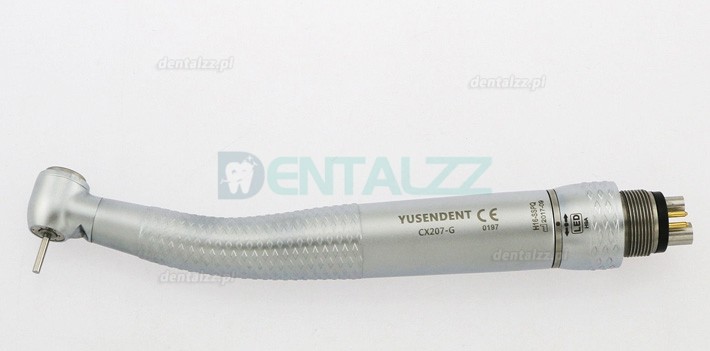 YUSENDENT® CX207-GS-PQ Światłowodowa turbina dentystyczna Kompatybilny z Sirona (1x Szybkozłączka + 2 xTurbina stomatologiczna)