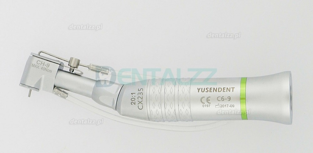 YUSENDENT CX235 C6-9 Kątnica stomatologiczna redukcyjna 20:1 rękojeść do chirurgii implantologicznej