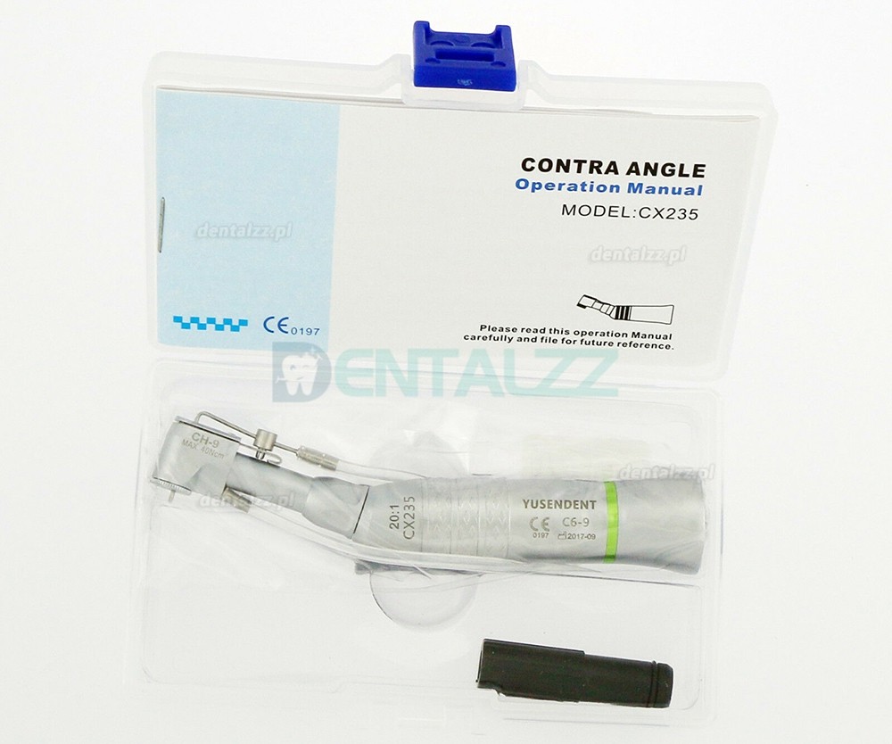 YUSENDENT CX235 C6-9 Kątnica stomatologiczna redukcyjna 20:1 rękojeść do chirurgii implantologicznej