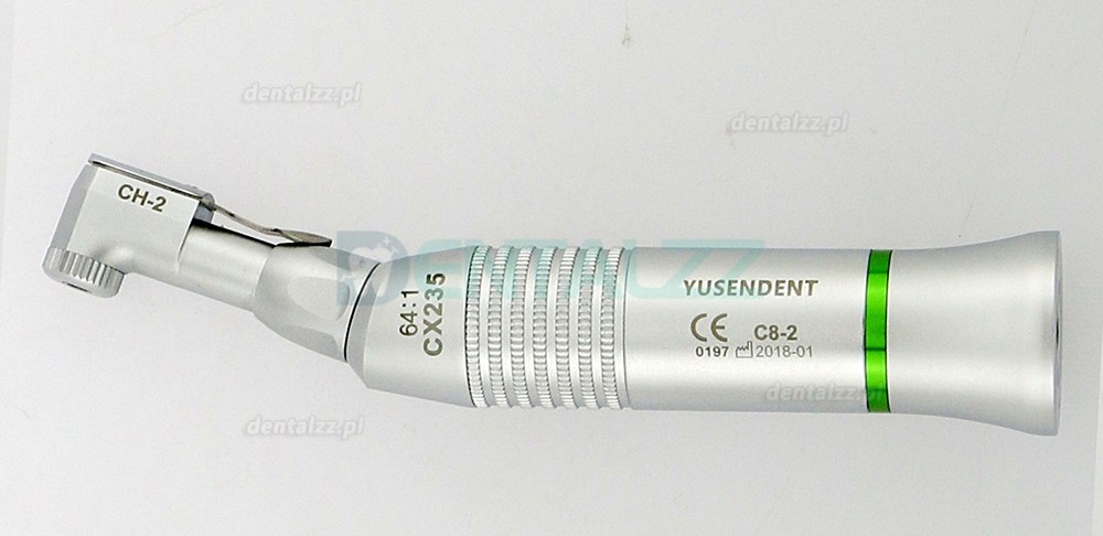 YUSENDENT CX235 C8-2 Kątnica stomatologiczna redukcyjna 64:1 rękojeść typu E o niskiej prędkości YUSENDENT CX235 C8-2 Kątnica stomatologiczna redukcyjna 64:1 rękojeść typu E o niskiej prędkości