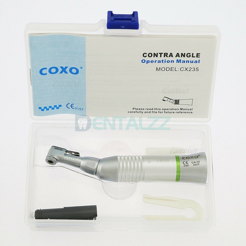 YUSENDENT COXO CX235C4-13 Kątnica stomatologiczna redukcyjna 16:1 endodontyczny mini głowa YUSENDENT COXO CX235C4-13 Kątnica stomatologiczna redukcyjna 16:1 endodontyczny mini głowa