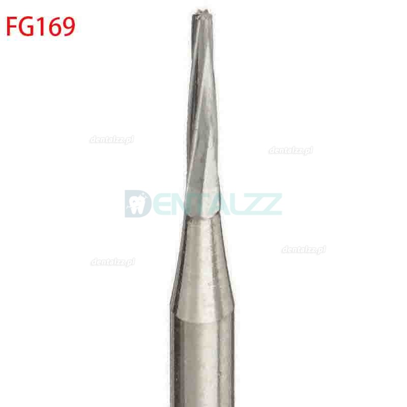 50 Sztuk Wiertła z węglików dentystycznych FG168/169/170/171/172/169L/170L/171L dla rękojeści HP