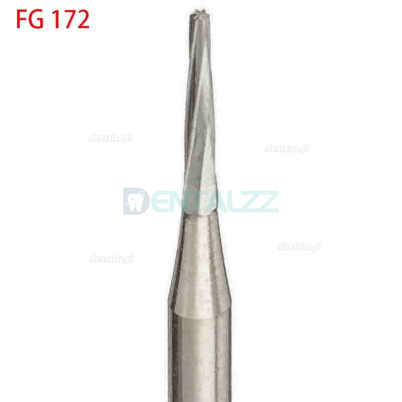 50 Sztuk Wiertła z węglików dentystycznych FG168/169/170/171/172/169L/170L/171L dla rękojeści HP