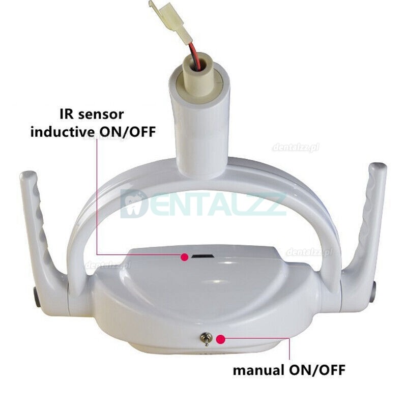 Lampa główna do montażu na suficie lampa operacyjna LED do jamy ustnej bezcieniowa 6 soczewek LED z ramieniem