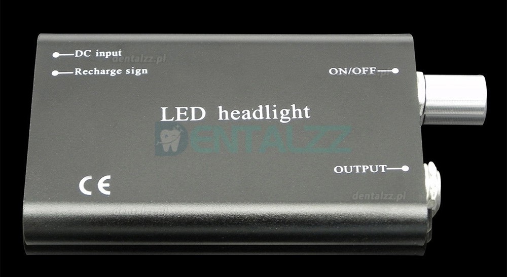 Przenośna lampa czołowa LED z klipsem pasuje do stomatologicznych klinicznych medycznych lup okularowych