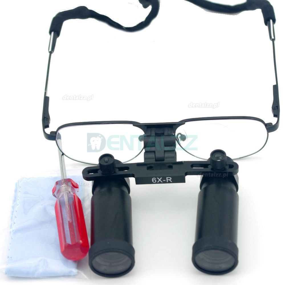 Ymarda 6.0X 420mm Lupy dentystyczne okularowe lupy medyczne lupa dentystyczna metalowa rama
