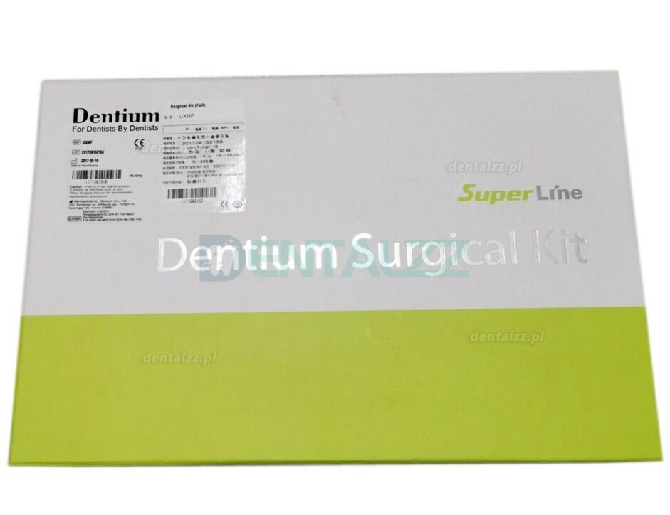 Dentium Zestaw narzędzi do chirurgii stomatologicznej UXIF superline zestaw narzędzi do chirurgii implantów