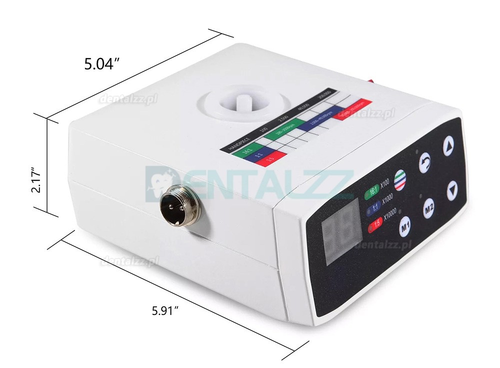 Bezszczotkowy silnik elektryczny stomatologiczny kompatybilny z kątnicą 1:5 / 1:1 / 16:1 z butelką na wodę