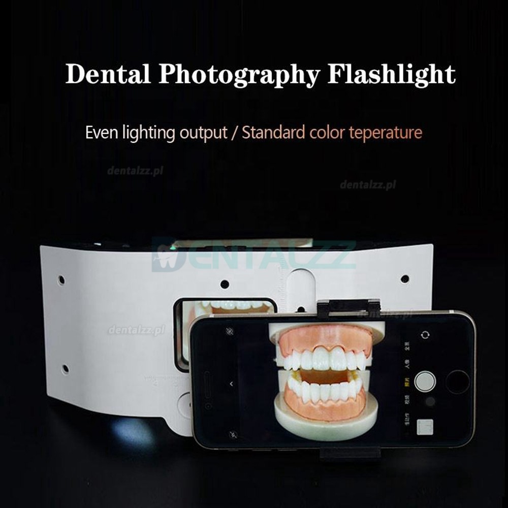 Przenośne światło wypełniające do fotografii dentystycznej mobilne ustne światło wypełniające LED dla dentystów