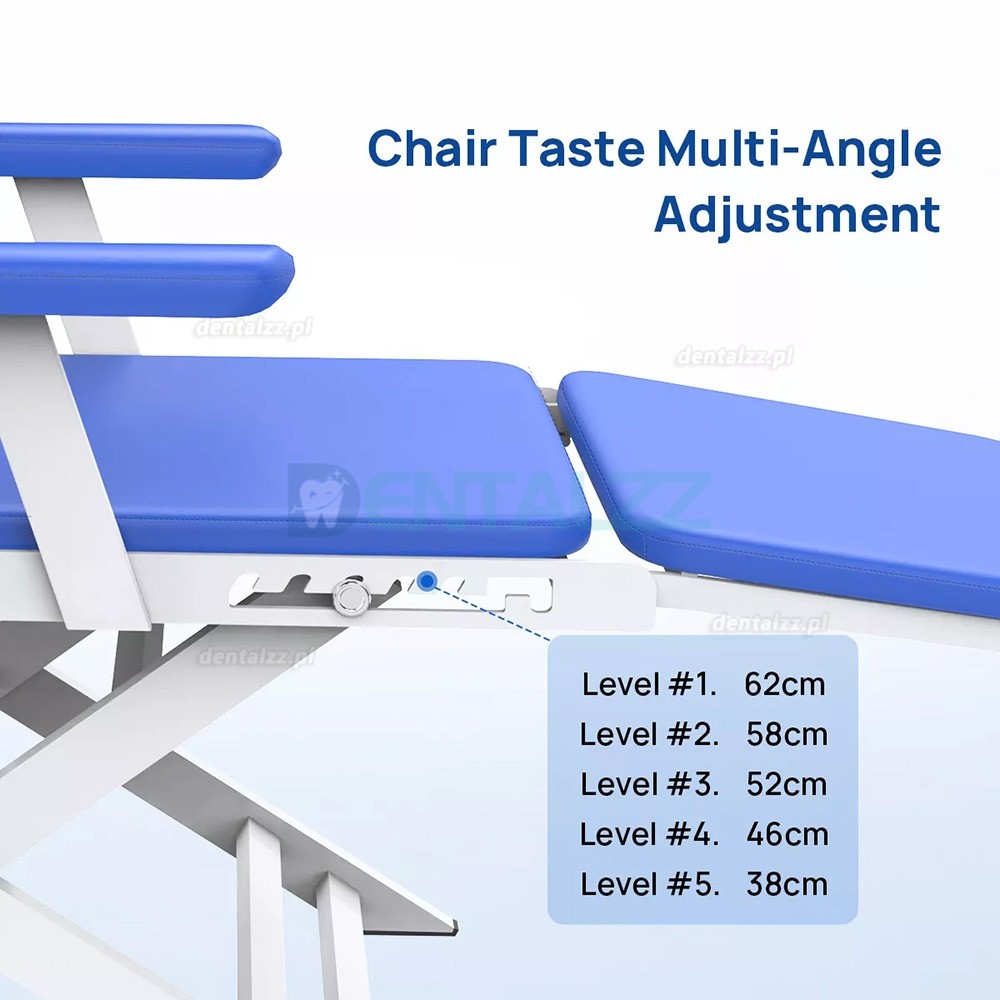 Przenośny Składany Fotel Stomatologiczny z Lampą LED i Tacą