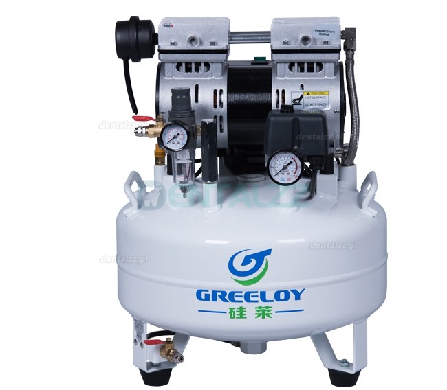 Greeloy® Bezolejowa sprężarka powietrza dentystycznego GA-61