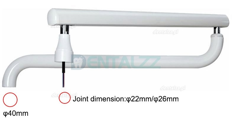 Słupek podpierający ramię lampy dentystycznej do fotela unitu dentystycznego HC-03