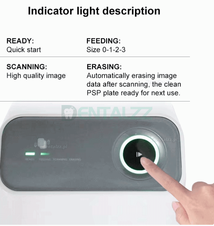 Handy IPS3 Skaner PSP Stomatologiczny Cyfrowy do Obrazowania RTG Handy IPS3 Skaner PSP Stomatologiczny Cyfrowy do Obrazowania RTG