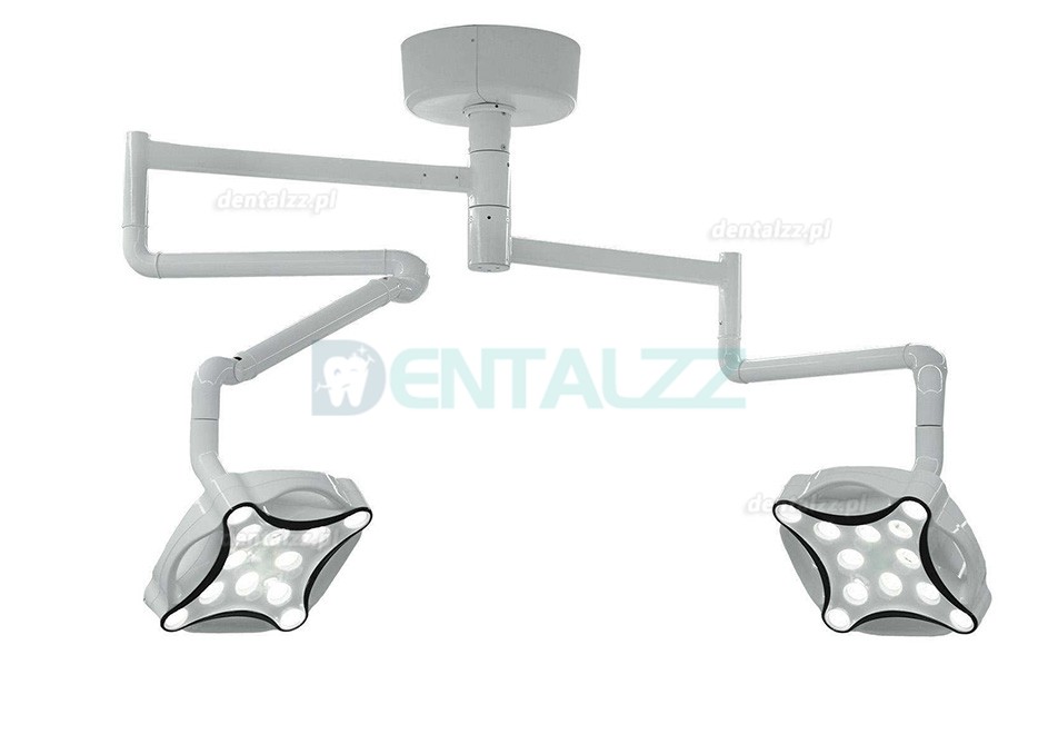 JD1700 Lampa chirurgiczna LED z podwójną głowicą dla stomatologicznych medycznych i weterynaryjnych