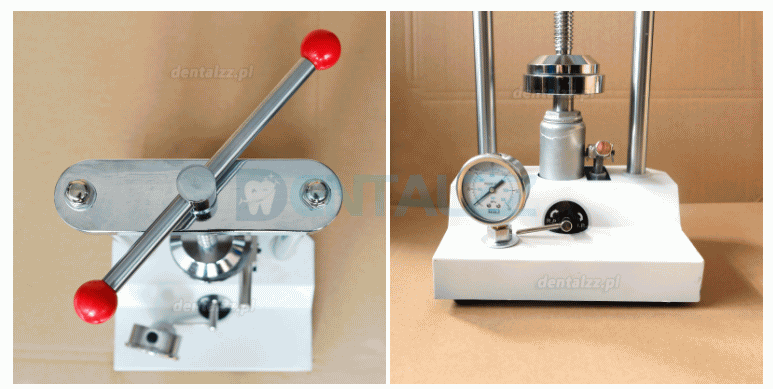Prasa hydrauliczna laboratorium dentystycznego kompres do puszki protetycznej 20MPa ciśnienie robocze JG-001