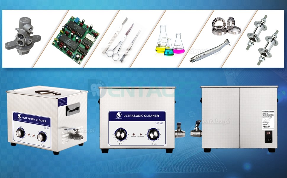 10L Ultradźwiękowy środek czyszczący ze stali nierdzewnej do zegarków z biżuterią dentystyczną JP-040S