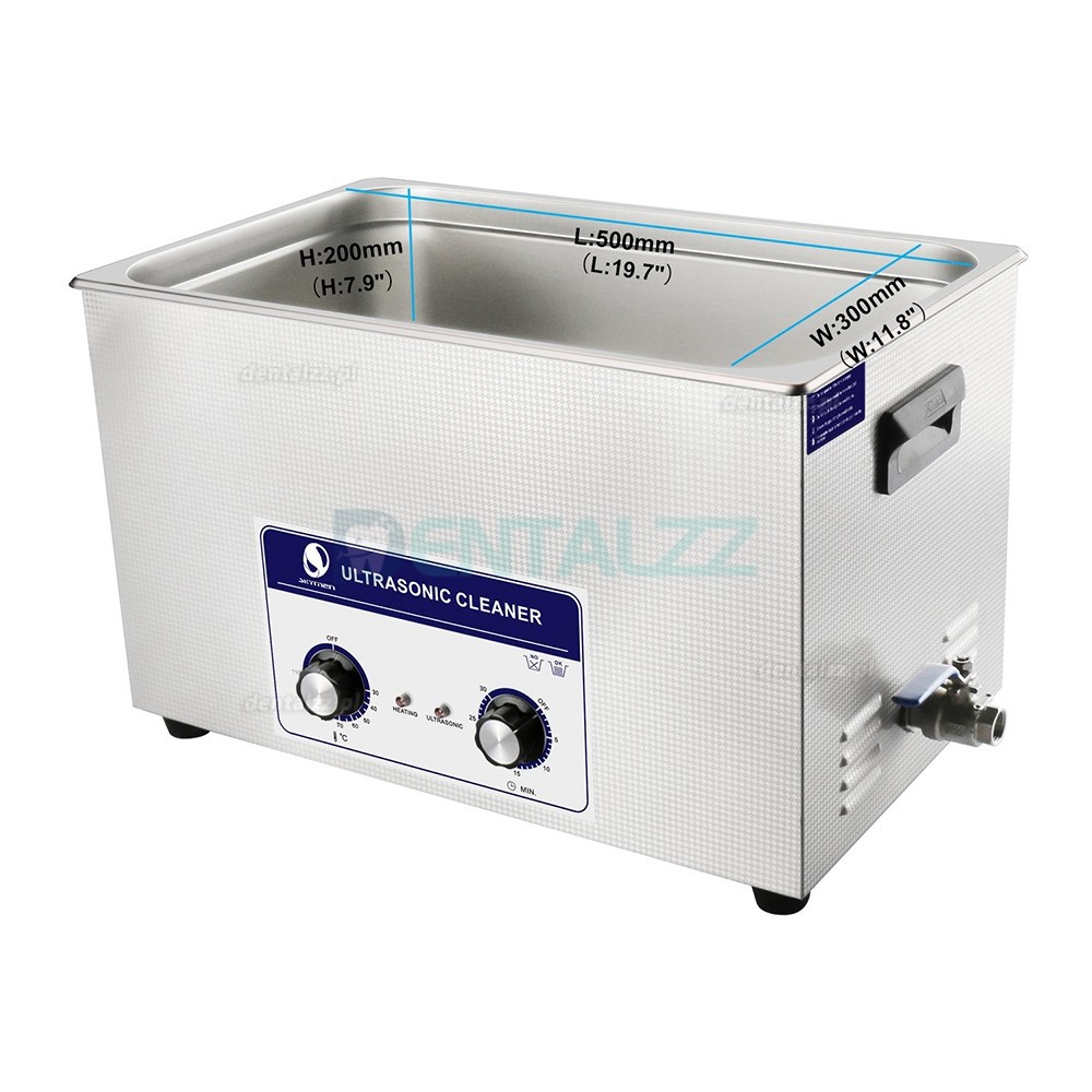 30L Myjka ultradźwiękowa stal nierdzewnaz mechaniczną kontrolą temperatury i zegarem JP-100S