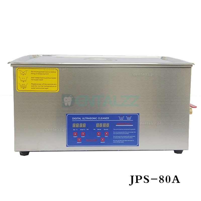 22L Myjka ultradźwiękowa ze stali nierdzewnej JPS-80A ze sterowaniem cyfrowym LCD (NC ogrzewanie)