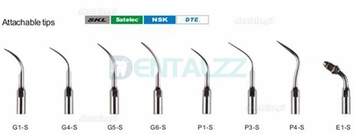 SKL K7 Skaler ultradźwiękowy stomatologiczny z butlą + Rękojeść do skalera LED kompatybilny z DTE SATELEC