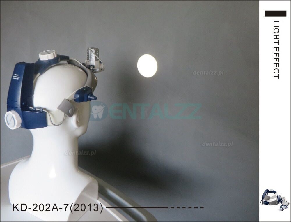 5W Stomatologiczna chirurgiczna medyczna lampa czołowa LED KD-202A-7 Typ opaski na głowę