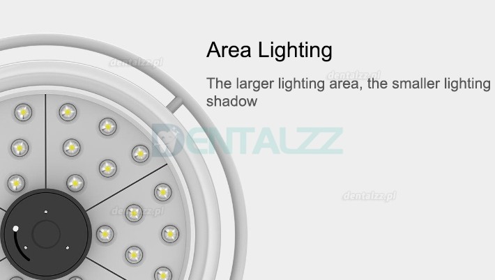 KWS KD-2036D-1 108W Lampa ścienna stomatologiczna medyczna lampa chirurgiczna bezcieniowa