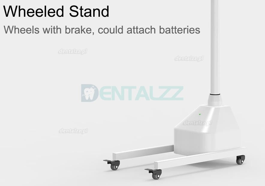 KWS KD-2036D-3 108W KWS KD-2036D-3 108W Mobilny Lampa podłogowa stomatologiczna Lampa zabiegowa LED bezcieniowy